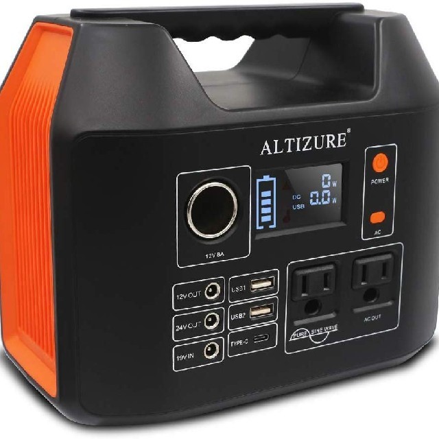 ALTIZUREポータブル電源 大容量296Wh/80000mAh AC300W