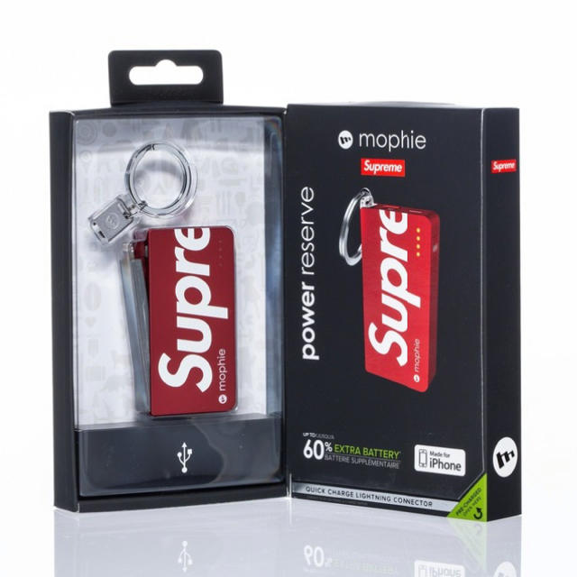 Supreme(シュプリーム)のSupreme Mophie Power Reserve スマホ/家電/カメラのスマートフォン/携帯電話(バッテリー/充電器)の商品写真