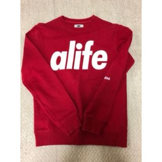 エーライフ(ALIFE)のA-LIFE  スエット　レッド(スウェット)