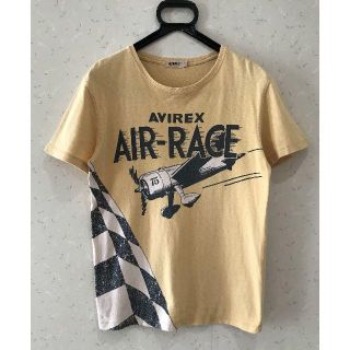 アヴィレックス(AVIREX)の＊ アヴィレックス AIR RACE プリント 半袖Tシャツ トップス M(Tシャツ/カットソー(半袖/袖なし))