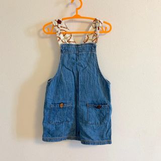 ザラキッズ(ZARA KIDS)の【美品】ZARA デニム　サロペット(ワンピース)