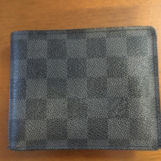 ルイヴィトン(LOUIS VUITTON)のLOUIS VUITTON ダミエ　二つ折財布(折り財布)