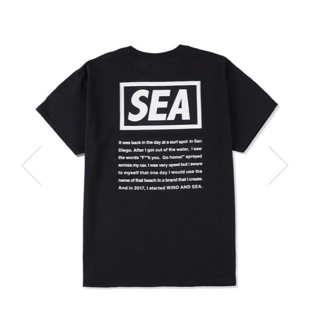 Lサイズ CASETIFY × WDS SEA T-SHIRT / BLACK