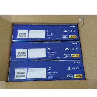 プレイステーション4(PlayStation4)の新品　PlayStation4 CUH-2200A B02 500GB  3台(家庭用ゲーム機本体)