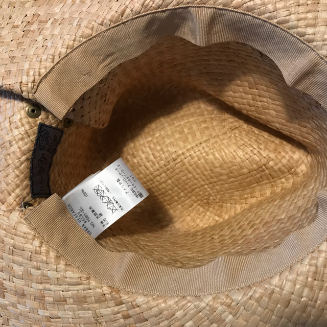 URBAN RESEARCH(アーバンリサーチ)のローラハット デニムリボン レディースの帽子(麦わら帽子/ストローハット)の商品写真