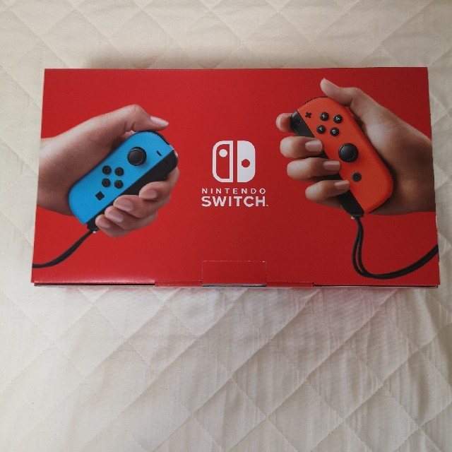 Nintendo Switch(ニンテンドースイッチ)のNintendo Switch JOY-CON(L) ネオンブルー/(R) ネオ エンタメ/ホビーのゲームソフト/ゲーム機本体(家庭用ゲーム機本体)の商品写真