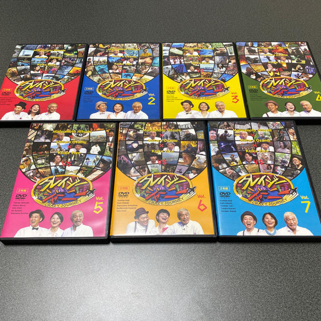 DVD/ブルーレイクレイジージャーニー vol.1〜7〈2枚組〉7巻セット