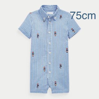 ポロラルフローレン(POLO RALPH LAUREN)の【rino様専用】Ralph Lauren ポロベアシアサッカー ショートオール(ロンパース)