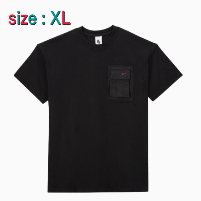 nike×travis scott Tシャツ XL トラヴィス ナイキ