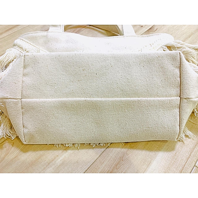 V Long Fringe Small Tote Bag