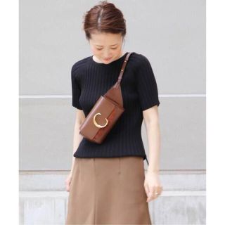 ドゥーズィエムクラス(DEUXIEME CLASSE)の Deuxieme Classe　YLEVE RIB KNIT　イレーブ　黒(ニット/セーター)