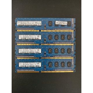 サムスン(SAMSUNG)の動作確認済み！美品 Hynix製 ddr3 12800U 16GB(PCパーツ)