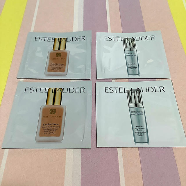 Estee Lauder(エスティローダー)のエスティーローダー　ダブルウェア　ホワイトアドバンス　エッセンス　サンプルセット コスメ/美容のベースメイク/化粧品(ファンデーション)の商品写真