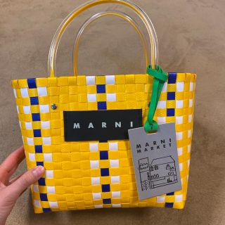 マルニ(Marni)のMARNI マルニ　ピクニック　フラワーカフェ(かごバッグ/ストローバッグ)