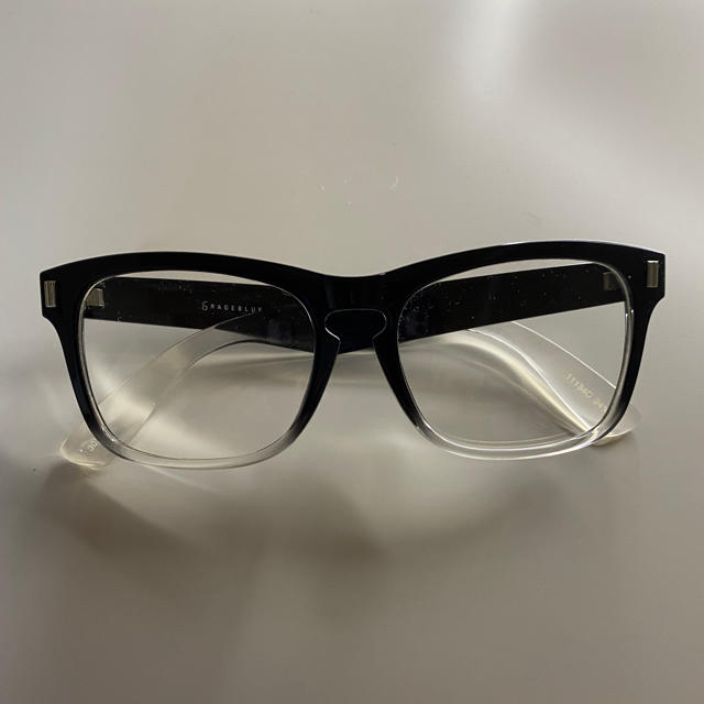 RAGEBLUE(レイジブルー)のRAGEBLUE 伊達眼鏡 ウェリントンタイプ メンズのファッション小物(サングラス/メガネ)の商品写真