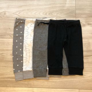 ベビーギャップ(babyGAP)のニットパンツ４枚〜80cm（サイズ感70cm）(パンツ)