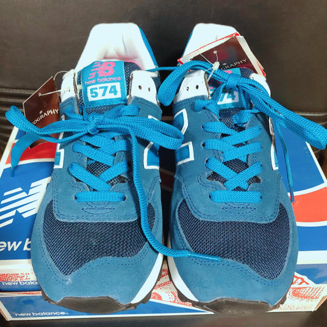 New Balance(ニューバランス)のニューバランス  スニーカー　WL574M OY 24.5 レディースの靴/シューズ(スニーカー)の商品写真