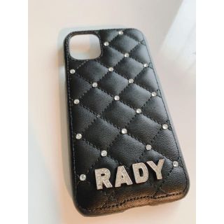 レディー(Rady)のRady♥iPhoneケース(11/XR)キルティング BLACK(iPhoneケース)