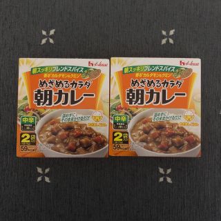 ハウスショクヒン(ハウス食品)のハウス　めざめるカラダ　朝カレー中辛　2箱(レトルト食品)