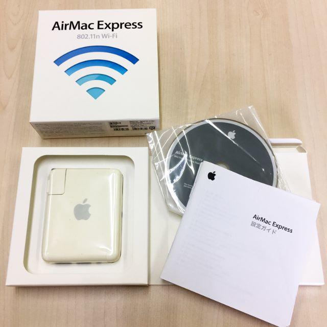 Apple(アップル)の★純正★Apple AirMac Express 802.11n Wi-Fi  スマホ/家電/カメラのPC/タブレット(PC周辺機器)の商品写真