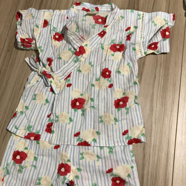 petit main(プティマイン)のプチマイン　甚平　2サイズセット キッズ/ベビー/マタニティのキッズ服女の子用(90cm~)(甚平/浴衣)の商品写真