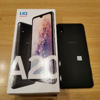 ギャラクシー(Galaxy)のGalaxy A20 ブラック(スマートフォン本体)