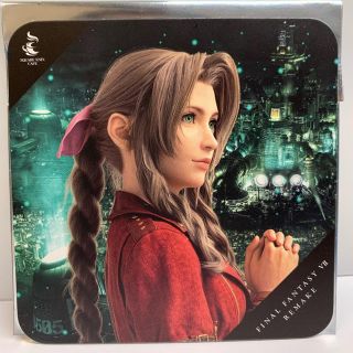 スクウェアエニックス(SQUARE ENIX)のFF7リメイク エアリス スクエニカフェ コースター(ゲームキャラクター)