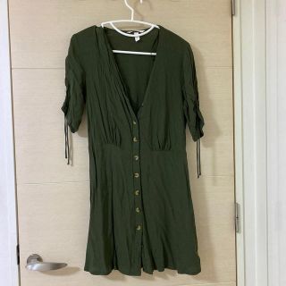 エイチアンドエム(H&M)のH&M シャツワンピ(ミニワンピース)