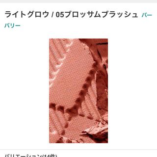 バーバリー(BURBERRY)のBurberry  バーバリー　チーク(チーク)