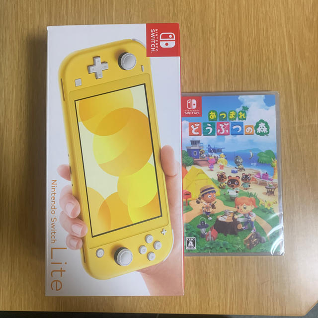 nintendo switch lite どうぶつの森セット