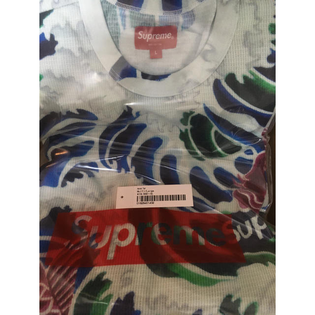 Supreme(シュプリーム)のSupreme Waves L/S Top ロンT マルチ 送料込 L 舐達磨 メンズのトップス(Tシャツ/カットソー(七分/長袖))の商品写真