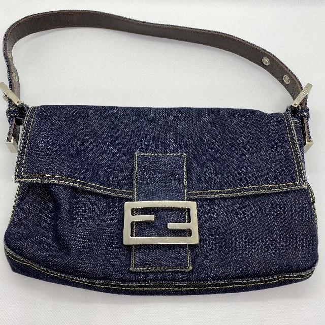 最終お値引き❕FENDI デニム マンマバケット バッグ