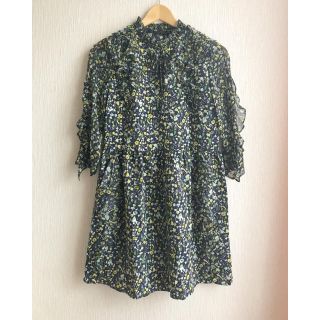 ザラ(ZARA)のZARA花柄ワンピース(ミニワンピース)