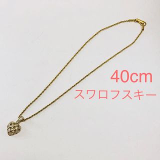 スワロフスキー(SWAROVSKI)のused スワロフスキー　ハート型ペンダントトップネックレス　レディース(ネックレス)