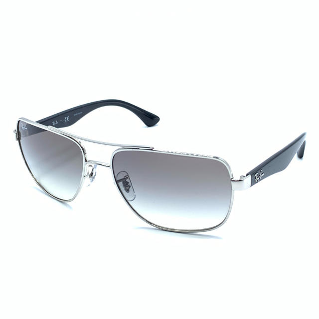 新品】Ray Ban サングラス シルバー&ブラック 新品】Ray Ban サングラス シルバー&ブラック