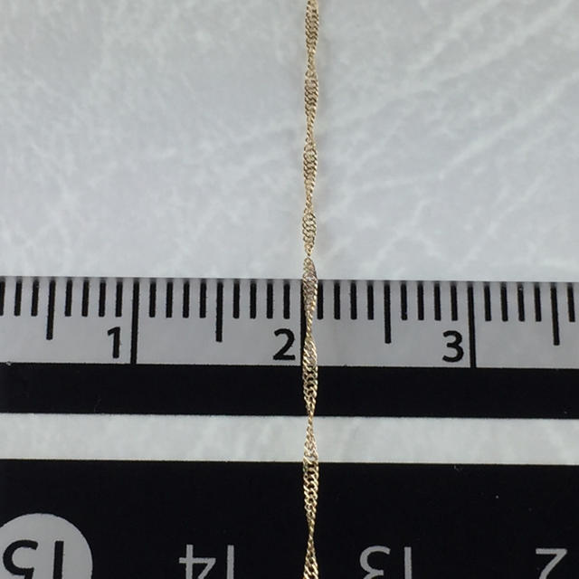 新品 ≪高品質/K18≫ スクリューチェーンネックレス 40センチ 0.56g 新品 ≪高品質/K18≫ スクリューチェーンネックレス 40センチ 0.56g