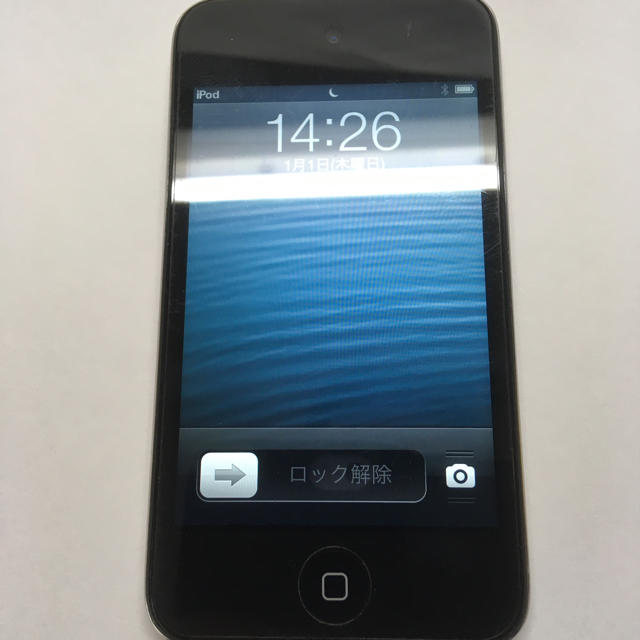 iPod touch(アイポッドタッチ)のiPod touch 第4世代　MC544J 32GB スマホ/家電/カメラのオーディオ機器(ポータブルプレーヤー)の商品写真