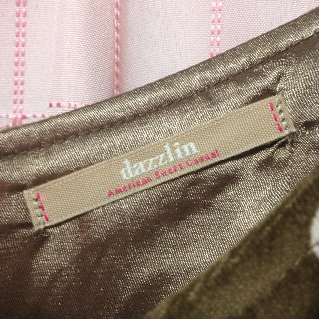 dazzlin(ダズリン)のdazzlin☆別珍ドットワンピース レディースのワンピース(ミニワンピース)の商品写真