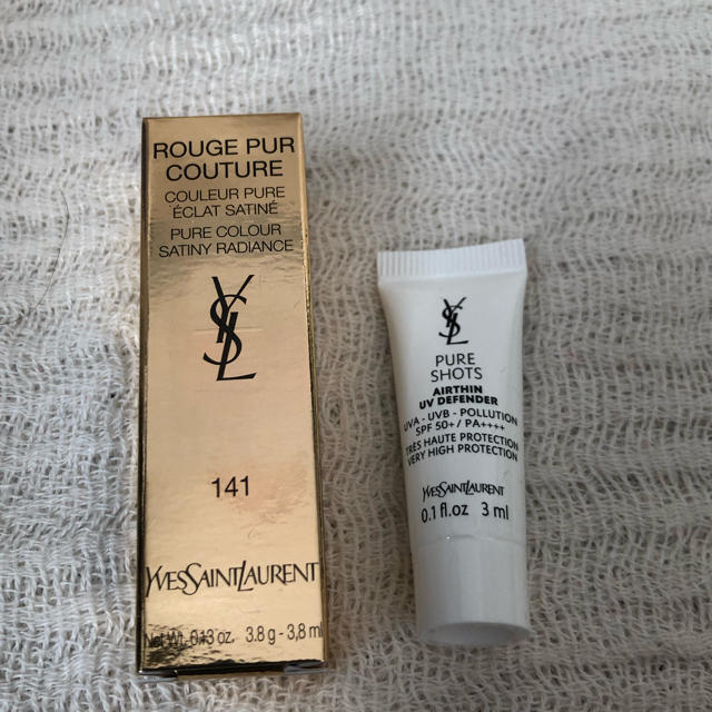 Yves Saint Laurent Beaute(イヴサンローランボーテ)の【新品】イヴ・サンローラン  ルージュ　ピュールクチュ　リップ　141 パンプキ コスメ/美容のベースメイク/化粧品(口紅)の商品写真