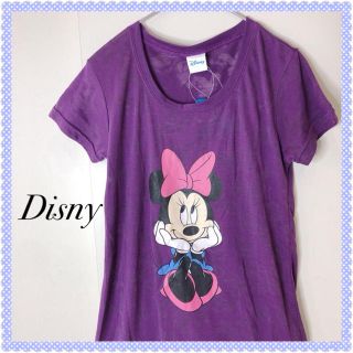 ディズニー(Disney)のディズニー⭐︎新品⭐︎ミニーTシャツ⭐︎パープル(Tシャツ(半袖/袖なし))