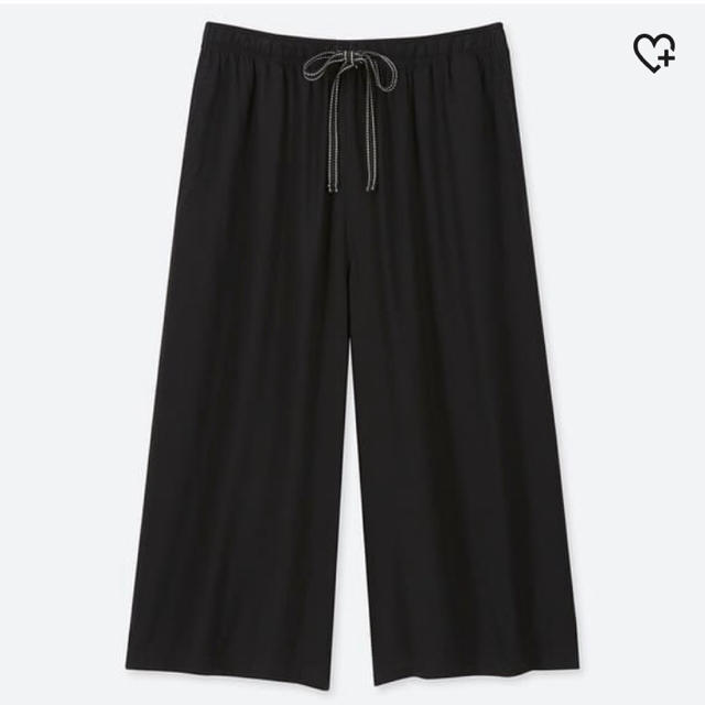 UNIQLO(ユニクロ)の2点セット【3XL／ブラック】ユニクロ リラコ　新品 レディースのルームウェア/パジャマ(ルームウェア)の商品写真