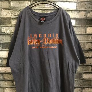 ハーレーダビッドソン(Harley Davidson)の【古着】Harley Davidson Tシャツ　サイズXL グレー(Tシャツ/カットソー(半袖/袖なし))