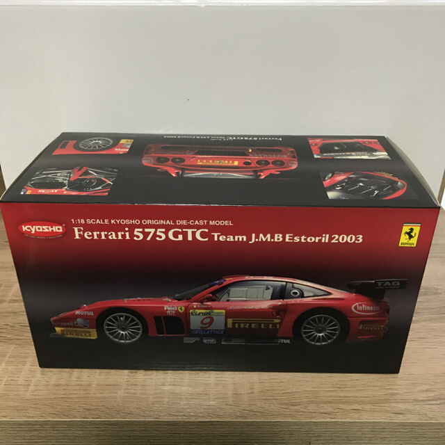 Ferrari(フェラーリ)の【美品、カッコイイです】京商 1/18 フェラーリ 575 GTC エンタメ/ホビーのおもちゃ/ぬいぐるみ(ミニカー)の商品写真