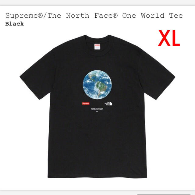 BlackSIZE新品未使用　Supreme North Face One World Tee