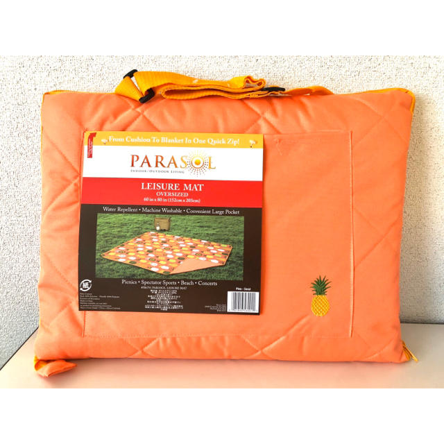 売買 未使用 PARASOL パラソル レジャーシート オレンジ コストコ ピクニック