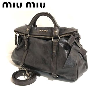 ミュウミュウ(miumiu)の【正規品】miu miu ✨ショルダーバッグ/ミュウミュウ/RT0365(ショルダーバッグ)