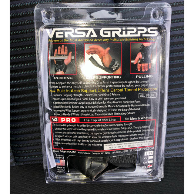 トレーニング/エクササイズ未使用品 VERSA GRIPPS PRO オーセンティック Ⓨ