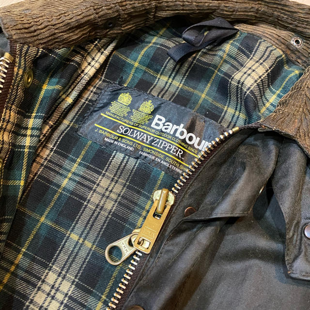 Barbour(バーブァー)の棒ジップ ソルウェイジッパー バブアー 38 メンズのジャケット/アウター(ブルゾン)の商品写真