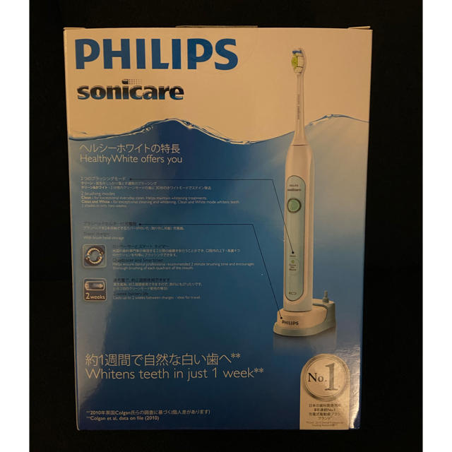 PHILIPS(フィリップス)のPHILIPS sonicare ヘルシーホワイト HX6713/43 スマホ/家電/カメラの美容/健康(電動歯ブラシ)の商品写真