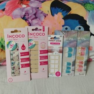 インココ(Incoco)の[新品]簡単貼るだけネイル　５枚セット(つけ爪/ネイルチップ)